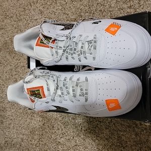 Nike air force 1s just do it sz 13 white